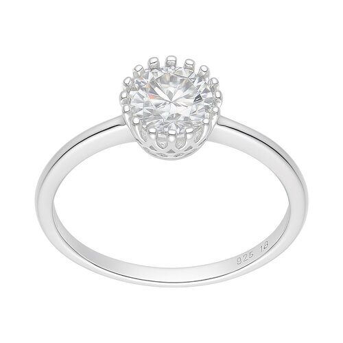 Anillo Solitario Moissanita