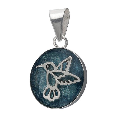 Colgante Colibrí Turquesa Metalizado