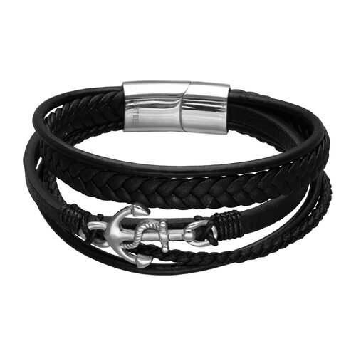 Pulsera Acero Quirúrgico Trenzada Ancla