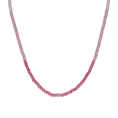 Collar Piedras Naturales Rosa