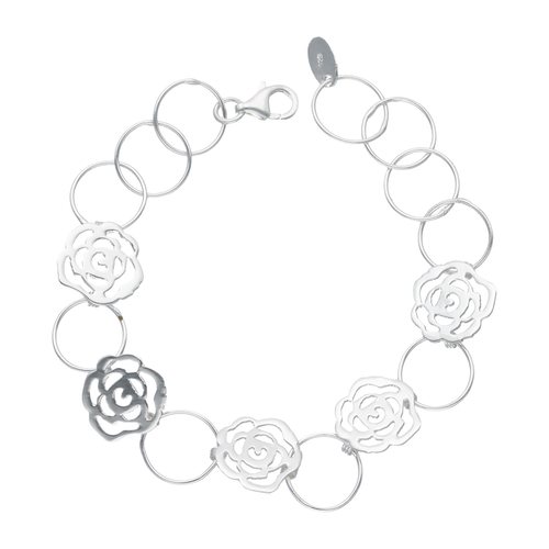 Pulsera Círculos Flores