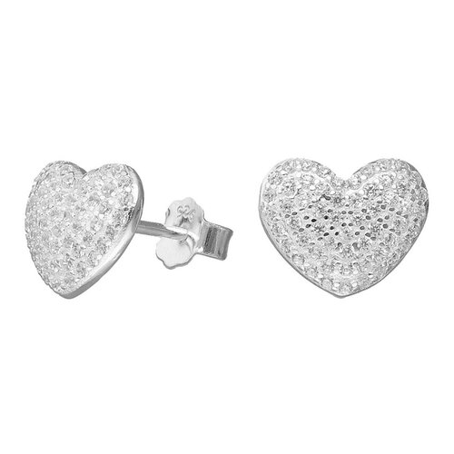 Aro Corazón Circones Pavé
