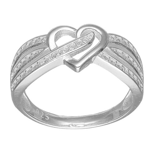 Anillo Corazón Líneas Circones