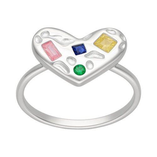 Anillo Corazón Chunky Circones Multicolor