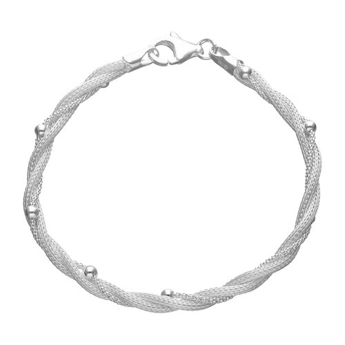 Pulsera Espiga Trenzada Esferas