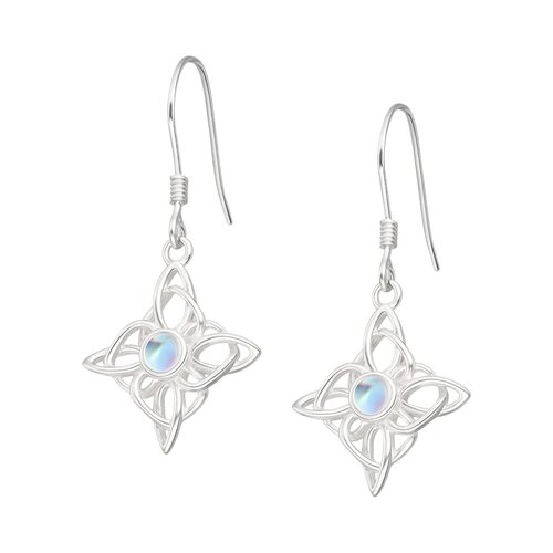 Aro Nudo de Brujas Piedra Luna