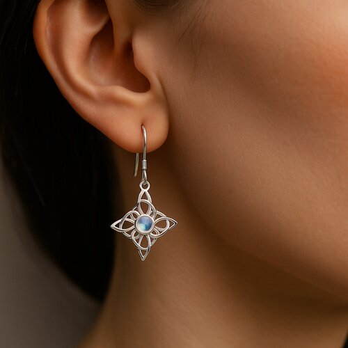 Aro Nudo de Brujas Piedra Luna