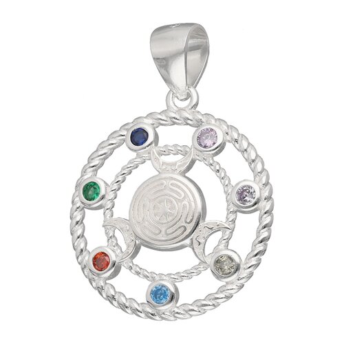 Colgante Rueda de Hécate 7 Chakras