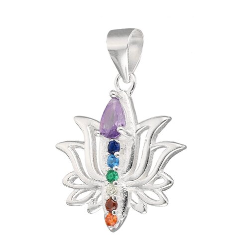 Colgante Flor de Loto Circones 7 Chakras