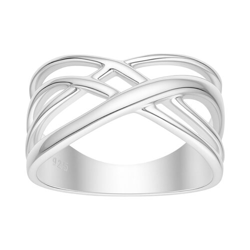 Anillo Líneas Entrelazadas