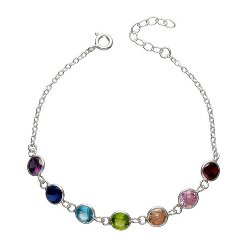 Pulsera 7 Chakras Hecho con Cristal Swarovski®