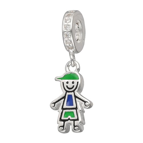 Colgante Charm Niño Esmaltado Circones