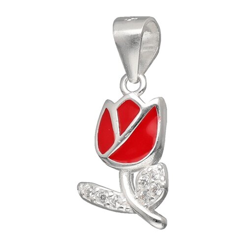 Colgante Flor Tulipán Esmaltada Circones