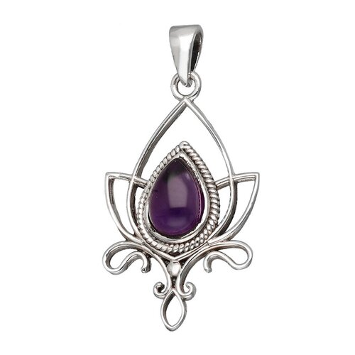 Colgante Étnico Flor de Loto Amatista