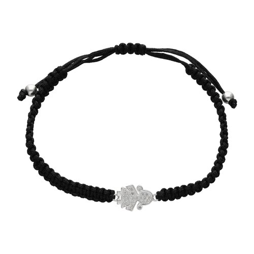 Pulsera Hilo Negro Ajustable Niña Circones