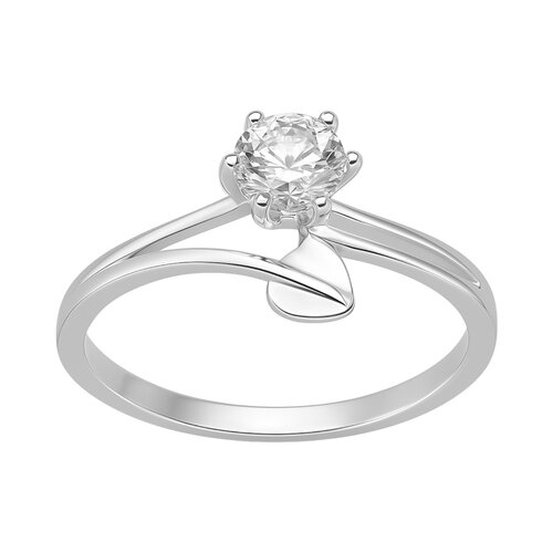 Anillo Rama Circón Solitario