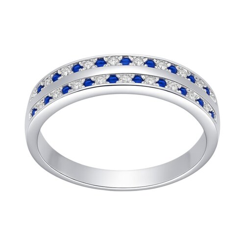 Anillo Cintillo Circones Zafiro