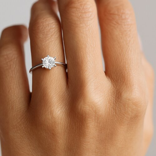 Anillo Circón Solitario