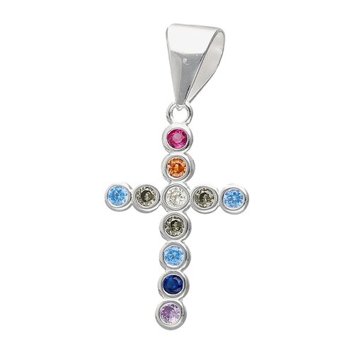 Colgante Cruz Circones Multicolor