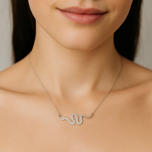 Collar Serpiente Circones Esmeralda