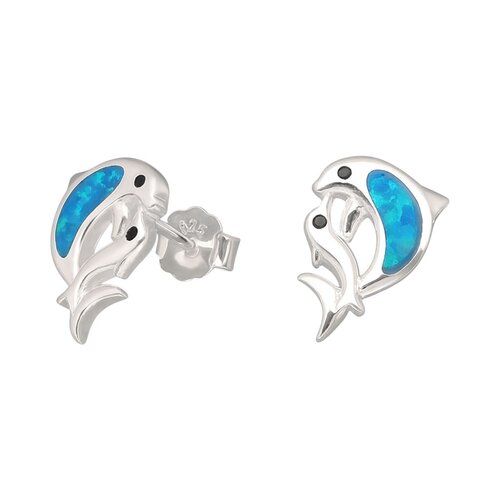 Aro Delfines Ópalo Azul