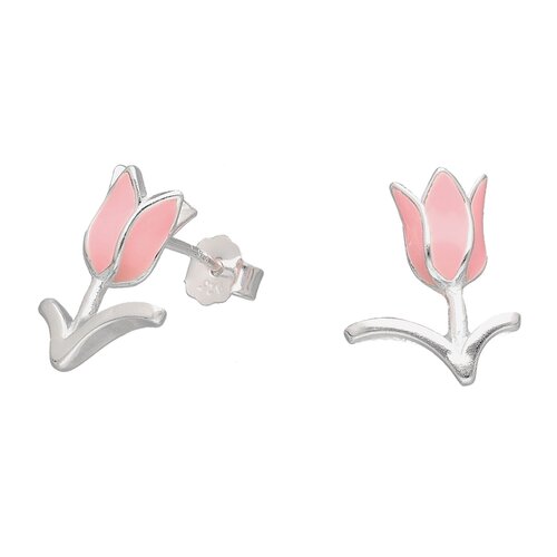 Aro Flor Tulipán Esmaltada