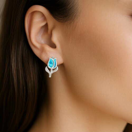 Aro Rosa Circones Agua Marina