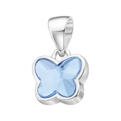 Colgante Mariposa Cristal Hecho con Swarovski® Celeste
