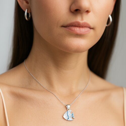 Colgante Pez Circones Agua Marina