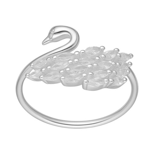 Anillo Cisne Circones Baguette