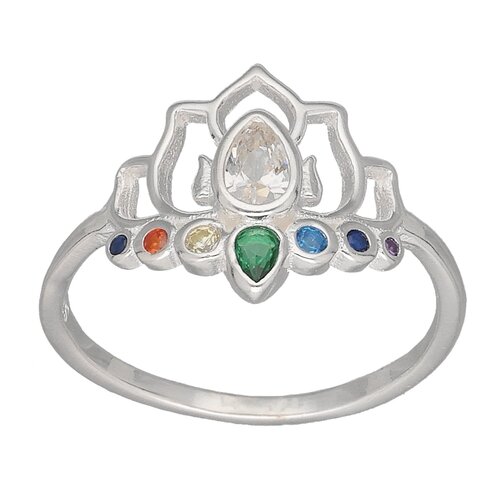 Anillo Flor de Loto Circones 7 Chakras