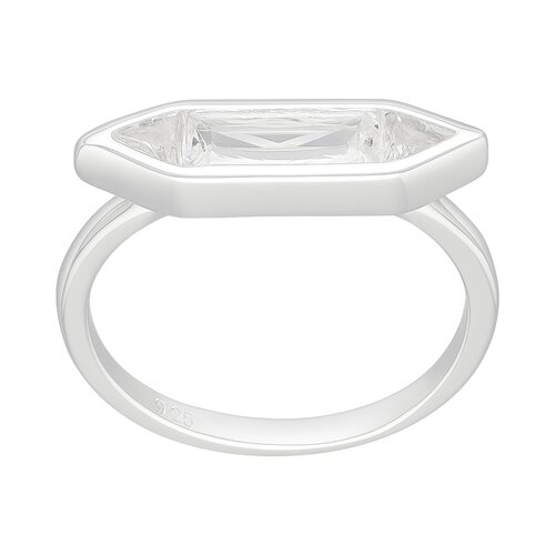 Anillo Péndulo Circón Baguette
