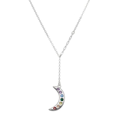 Collar Media Luna Circones 7 Chakras