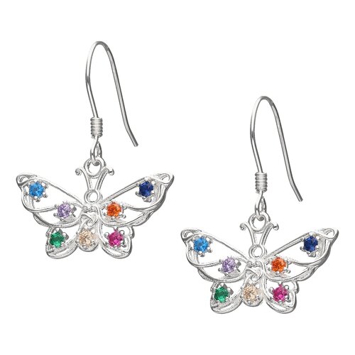 Aro Mariposa Circones 7 Chakras