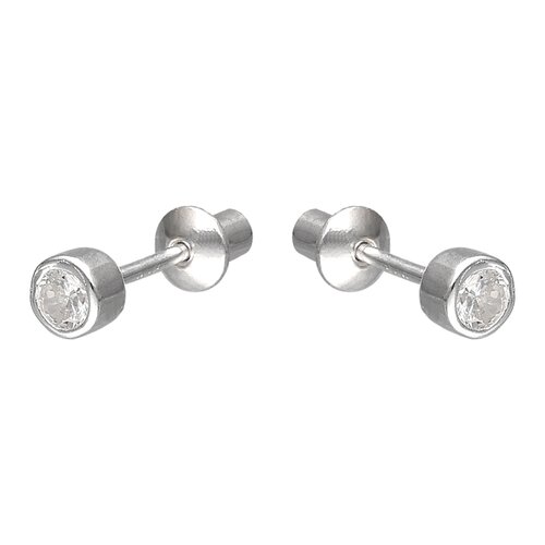 Aro con Tope Circón 4 mm