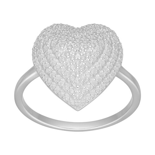 Anillo Corazón Circones Pavé