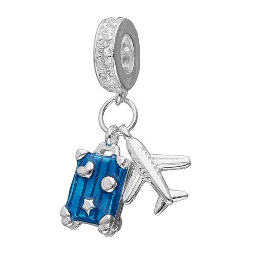 Colgante Charm Avión Maleta de Viaje Circones