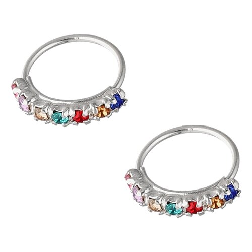 Piercing Argolla Circones Multicolor 10 mm