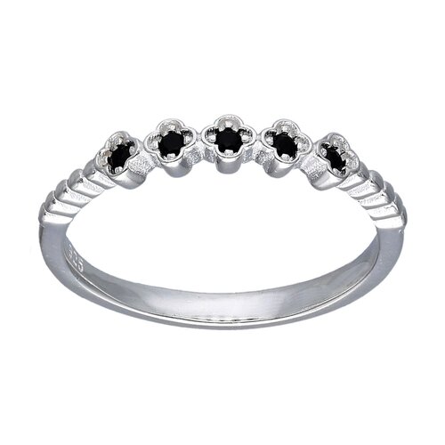 Anillo Trébol de la Suerte Circones Ónix