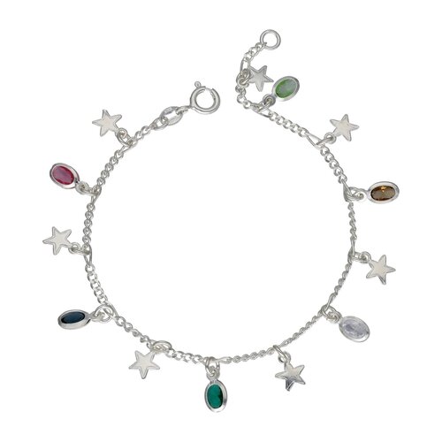 Pulsera Estrellas Circones Multicolor