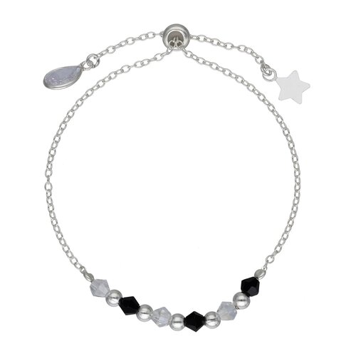 Pulsera Ajustable Circón Esferas Cristales Multicolor