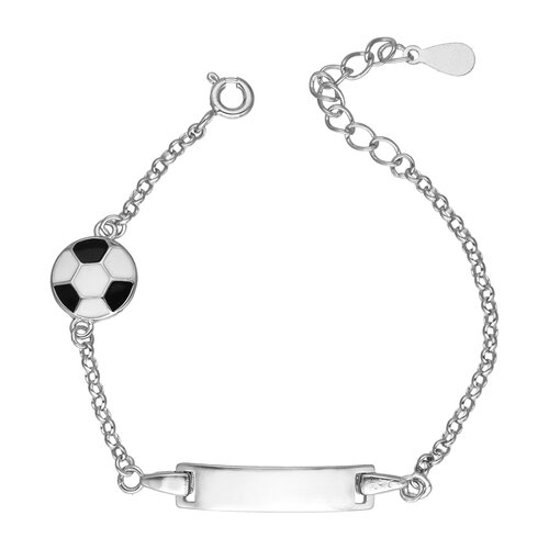 Pulsera Piocha Pelota de Fútbol Esmaltada 16 cm