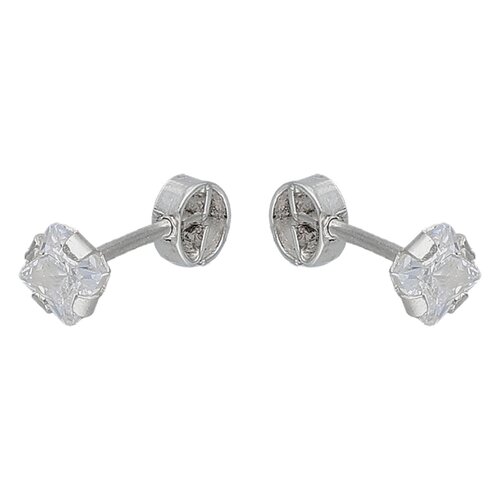 Aro con Tope Circón 3x3 mm
