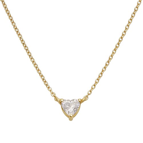 Collar Corazón Circón