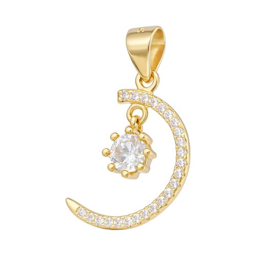 Colgante Media Luna con Circones