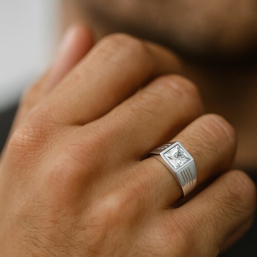 Anillo Sello Circón