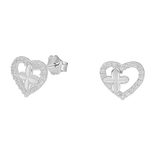 Aro Corazón Flor Circones