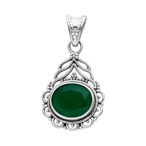 Colgante Circón Esmeralda Étnico