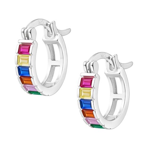 Argolla Circones Baguette Multicolor 14 mm