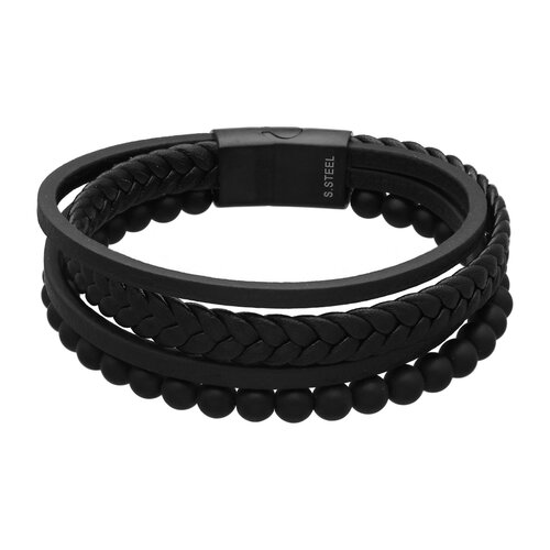 Pulsera Acero Quirúrgico Trenzada Esferas